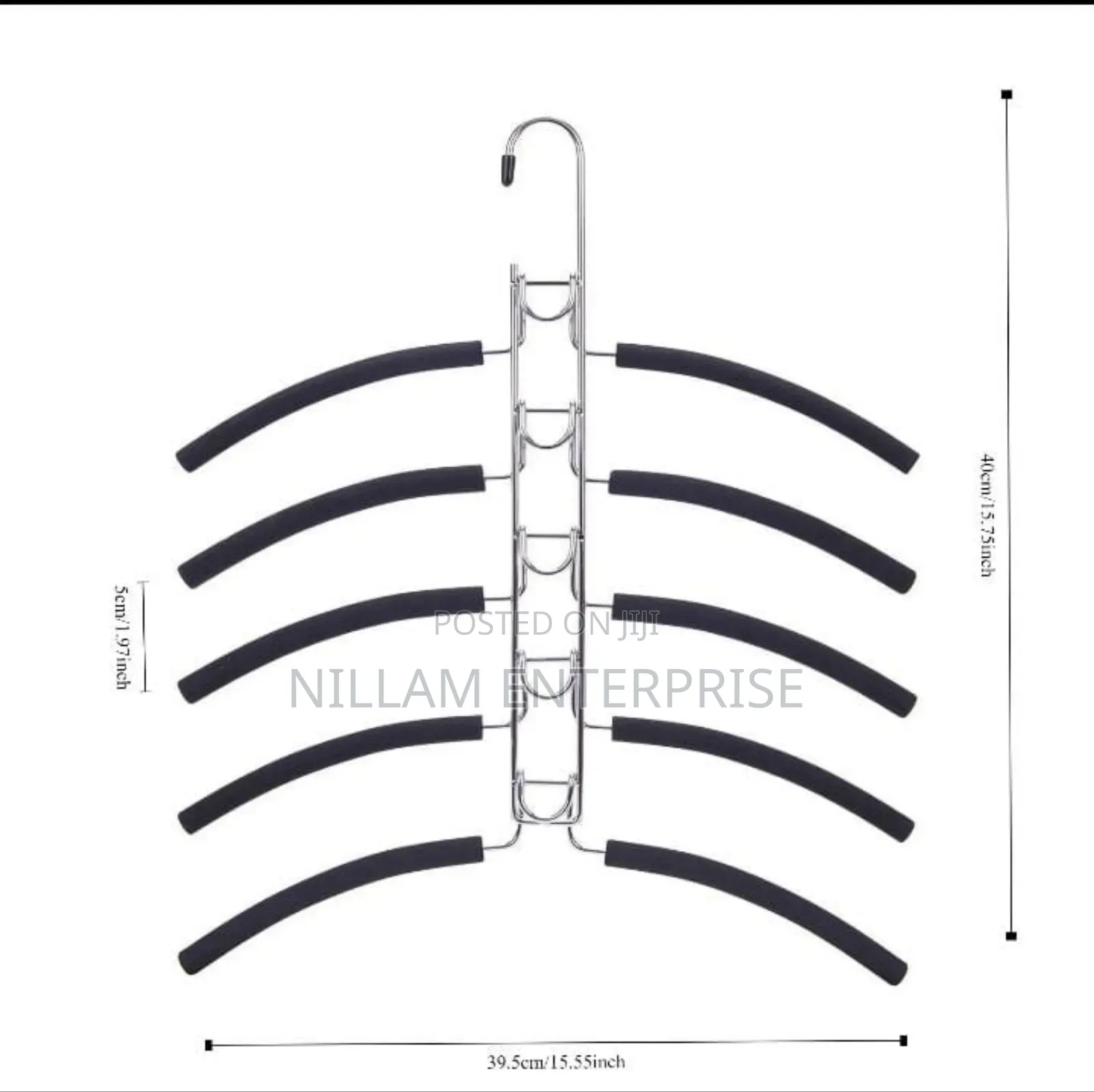 5 In 1 Antislip Clothes Hangers