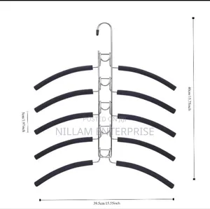 5 In 1 Antislip Clothes Hangers