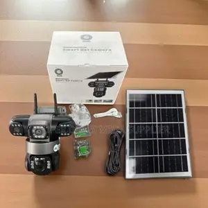 V380 Pro Triple Lens Eyes Solar Camera 4g PTZ Smart Motion Detection