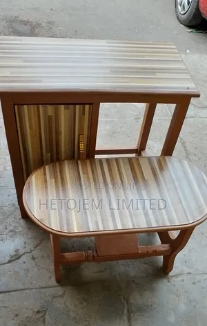 Wooden Grace Combo | Cabinet Desk + Matching Mini Table
