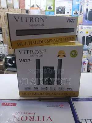Vitron V527 Tallboy Sub Woofer Home Theatre 2.1 Ch