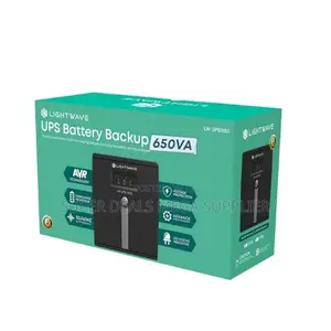 Lightwave 650va Ups With Overload and Surge Protection Feature
