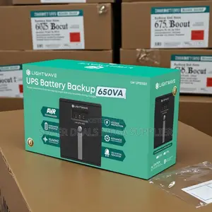 Lightwave 650va Ups Compact Design With Battery Backup Support