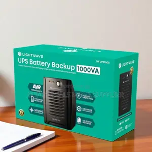 Lightwave 1000va Ups With Overload Safety and Efficient Battery Backup