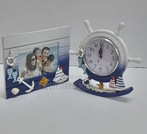 Wooden Photo Frame + Swing Clock Ornament-Alp