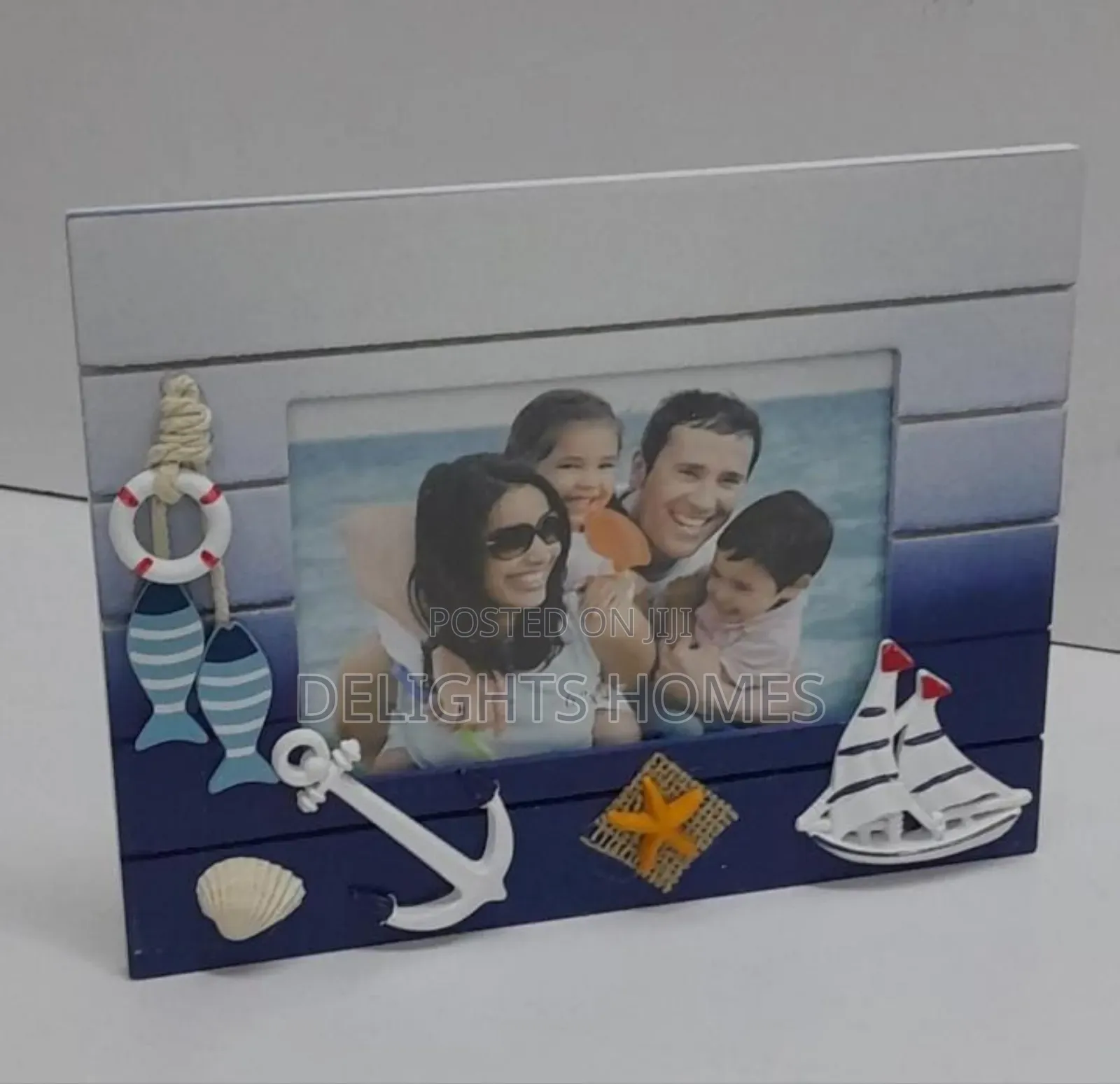 Wooden Photo Frame + Swing Clock Ornament-Alp