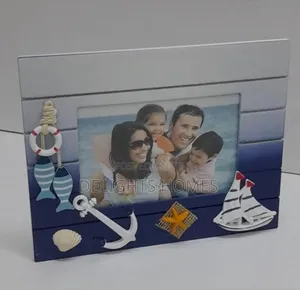 Wooden Photo Frame + Swing Clock Ornament-Alp
