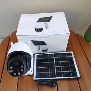 4g Simcard Solar Camera 3mp Hd PTZ Auto Rotate Two-Way Audio System