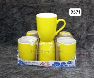 *Yellow Ceramic Mugs
