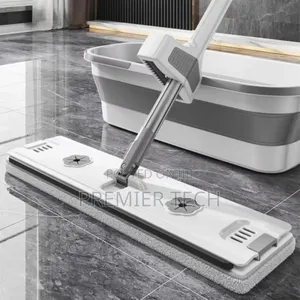Household Flat Mops Hand-Free Mop Bucket Set Lazy Mop