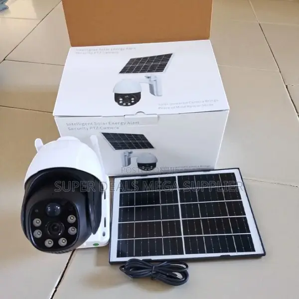 4g Solar Security Camera 3mp Hd PTZ Motion Detect and Two Way Audio