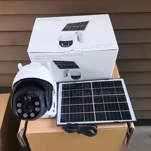 4g Solar Surveillance Camera 3mp Hd Full Color Vision and Two Way Talk