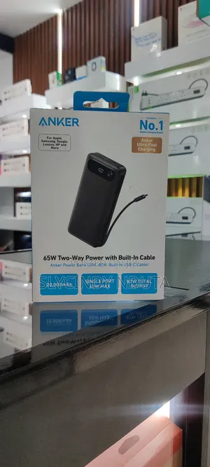 Anker 65w Two-Way Power With Built -in Cable