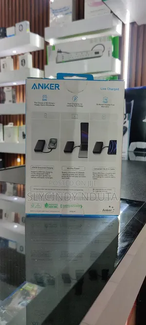 Anker 65w Two-Way Power With Built -in Cable