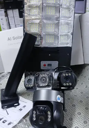 2 in 1 4g V380 Pro Dual Lens Ai Solar Security Camera + Lighting