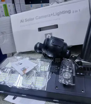 2 in 1 Security Solar Street Light V380 Pro Dual Lensai Solar Camera