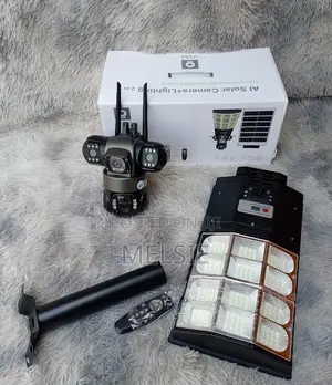 2in1 Ai Solar Camera With Street Light Solar, Smart Ai Security Camera