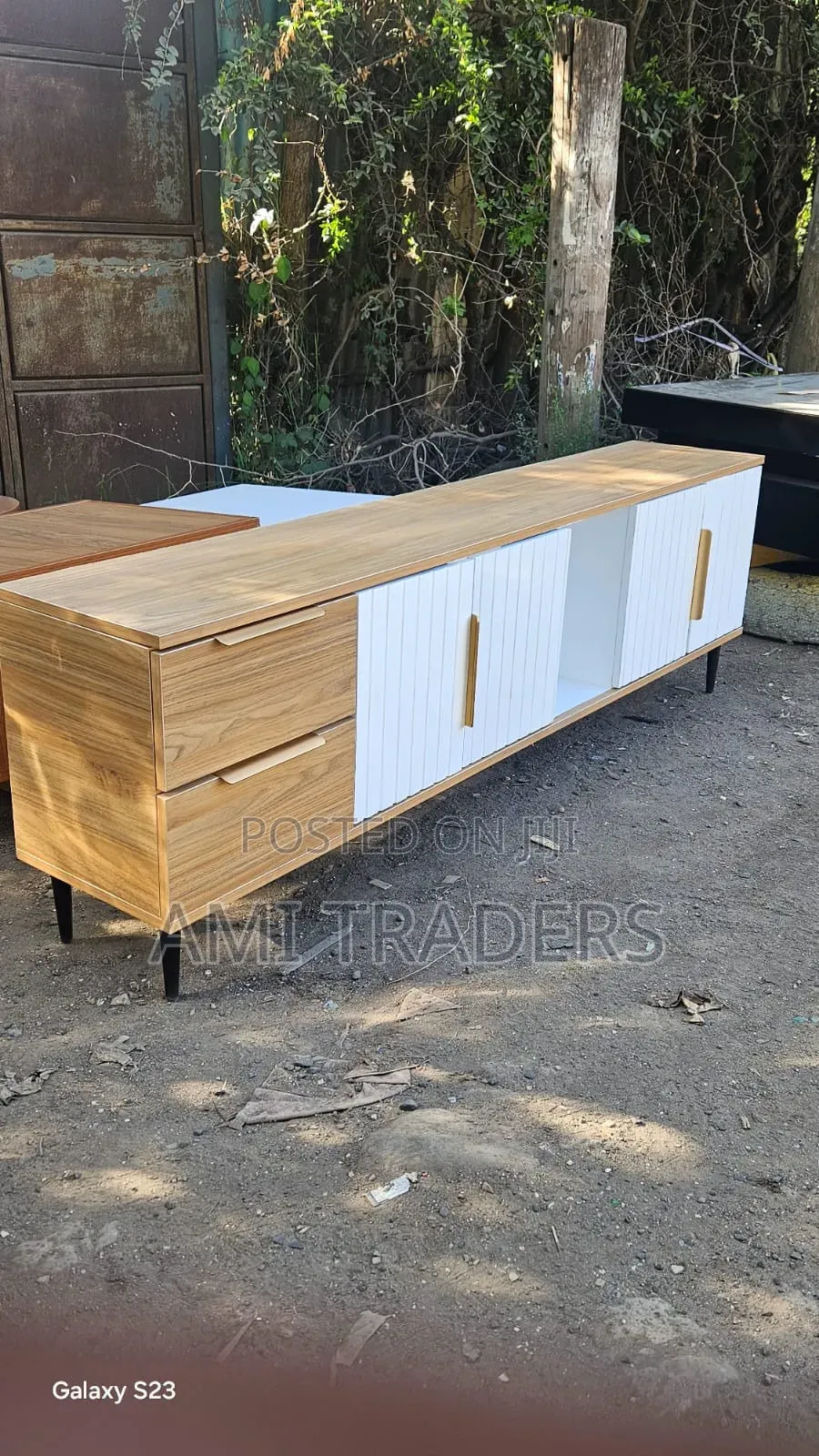 6ft Tv Console Natural