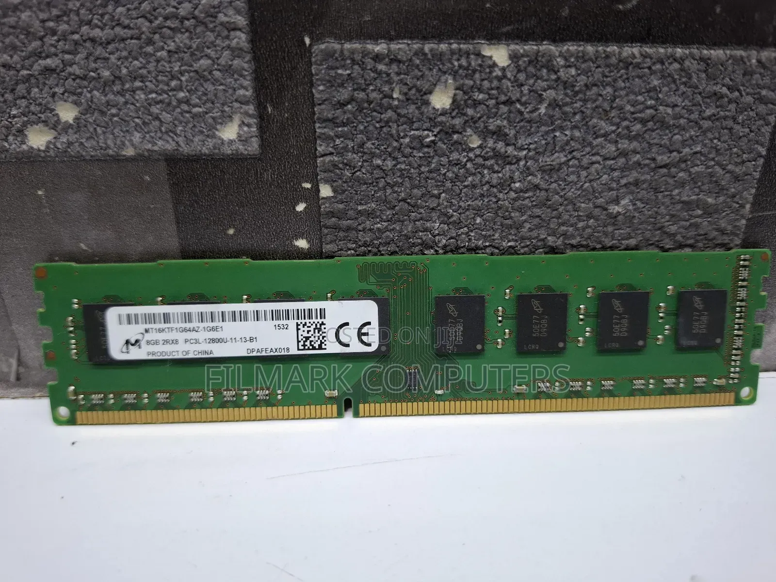 Micron 8gb 2rx8 Pc3l-12800u Low Voltage Ddr3l Desktop Ram