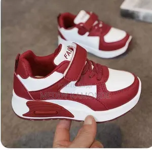 Maroon/Black Children's Sneakers