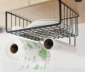 A Metallic Under Shelf Storage Rack