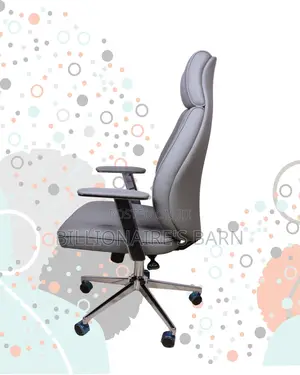 Office Leather Grey — Left a | Comfort Meets Style