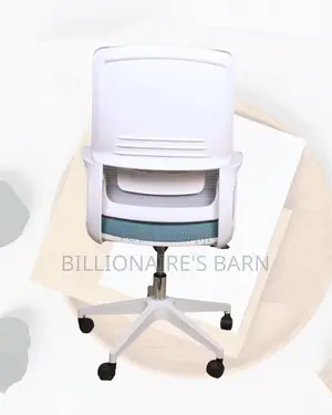 Swivel Adjustable White Ergonomic Nylon | Comfort Meets Style