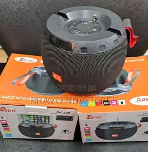 Portable Rechargeable Bluetooth Speaker, Fm, Usb, Multi-Function