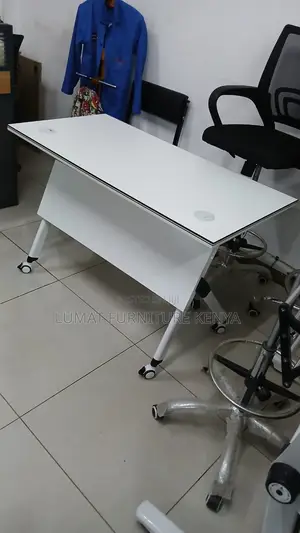 Modern White Wooden Foldable Table