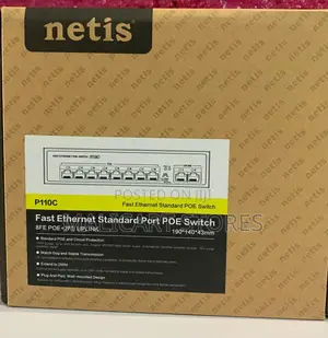 Netis Fast Ethernet Standard Port Poe Switch