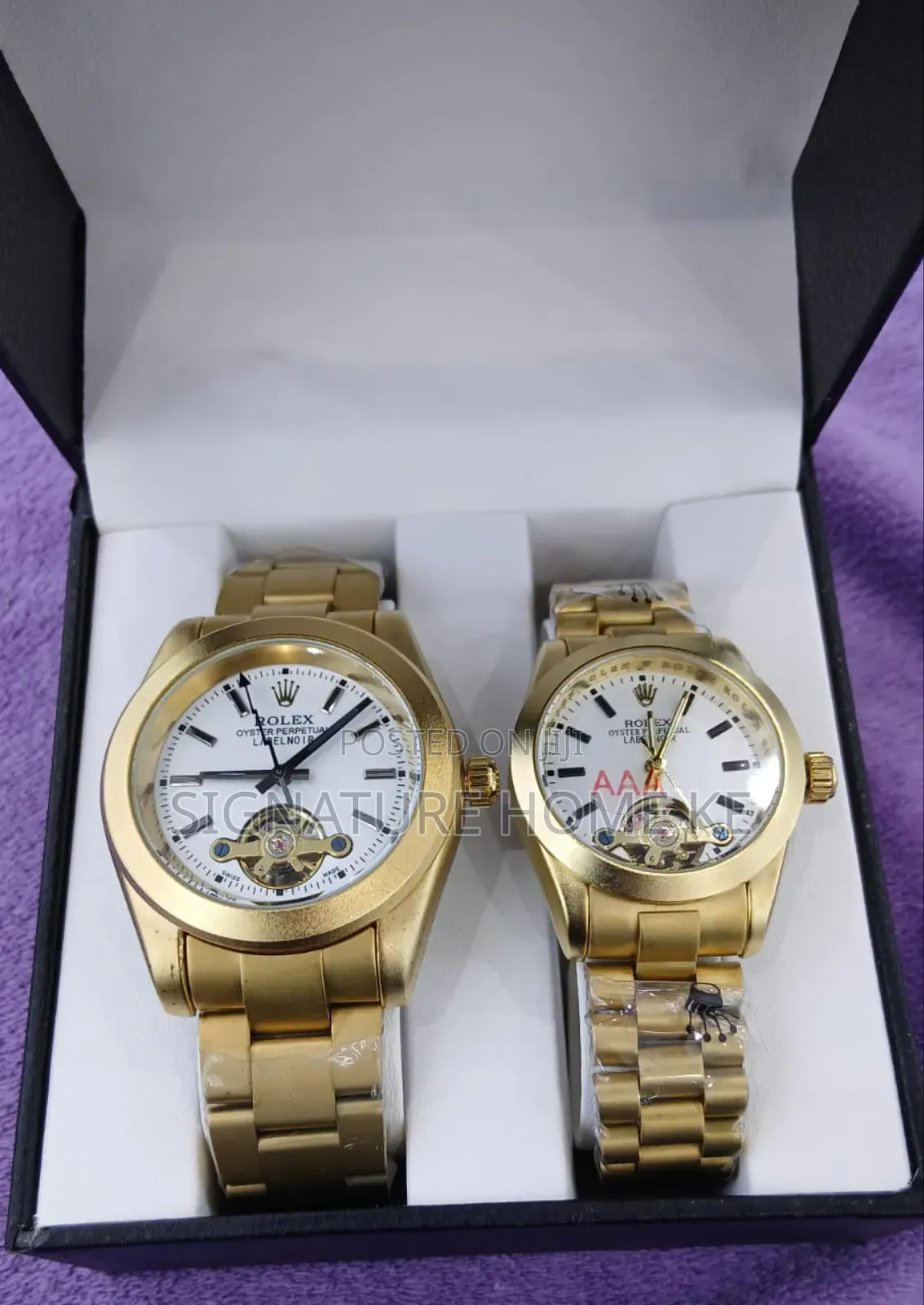 Rolex Automatic Watch (His and Hers) Set