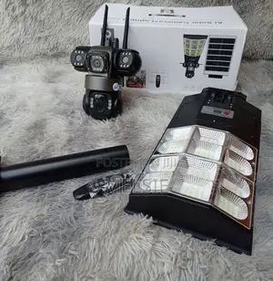 Ai Solar Camera V380 Pro 450w Two-in-One Led Solar Street Light