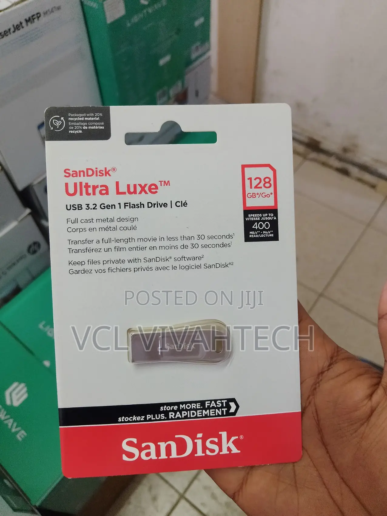 Sandisk Ultra Luxe Usb 3.2 128gb Flash Drive