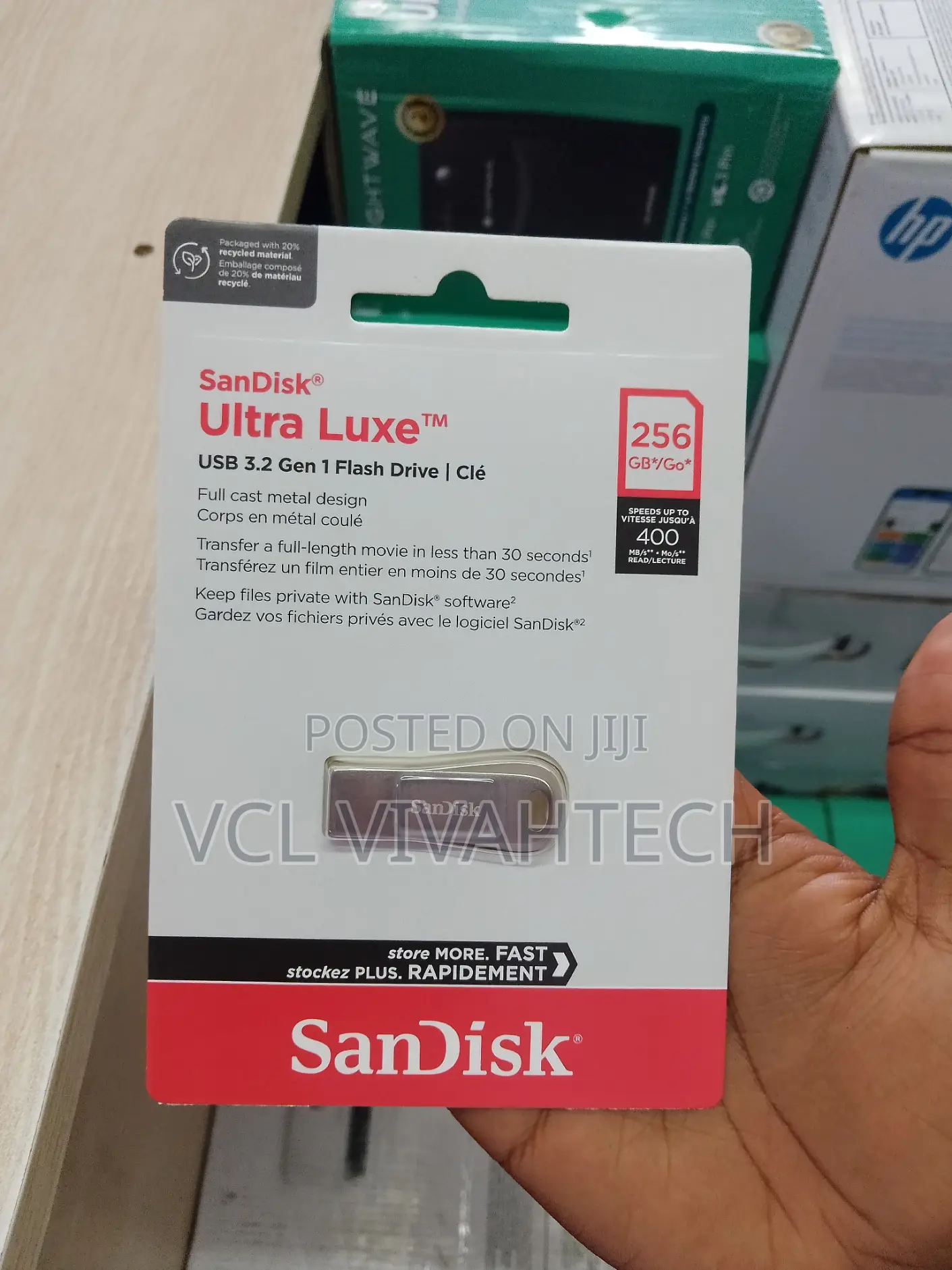 Sandisk Ultra Luxe Usb 3.2 256gb Flash