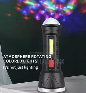 2 in 1 Portable Flashlight With a Disco Lamp Cl-W09/W01