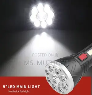 2 in 1 Portable Flashlight With a Disco Lamp Cl-W09/W01