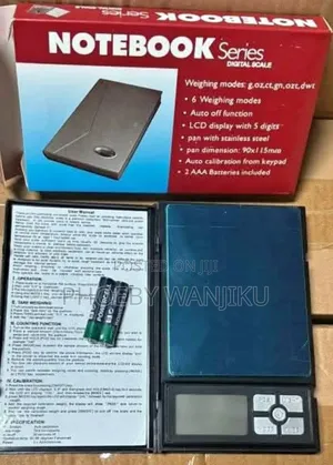 Digital Weighing Scale" Notebook Series "
