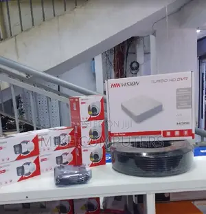Hikvision 4 Colorvu CCTV Camera Full Kit -) 500gb Hardisk