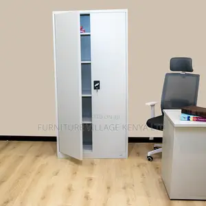Office Cabinets: Double Door Steel Office Cabinet With 05 Shelves