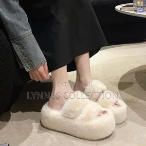 Platform Multicolor Fluffy Sandals , Fluffys Sizes 36_42