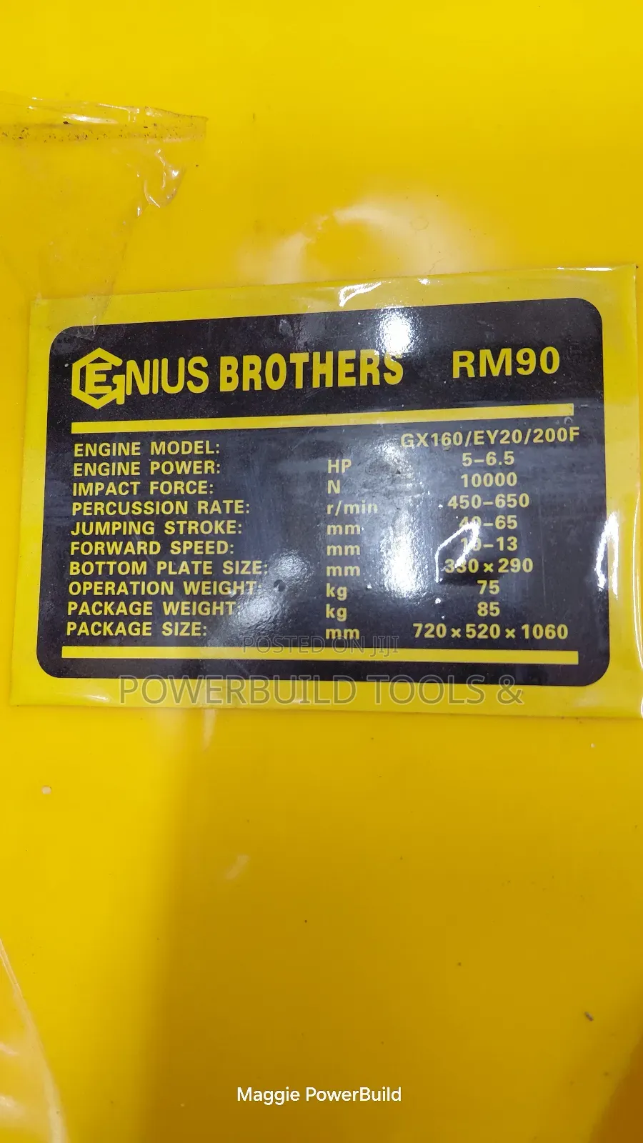 Gasoline Tamping Rammer/Kangaroo/Jumper Compactor