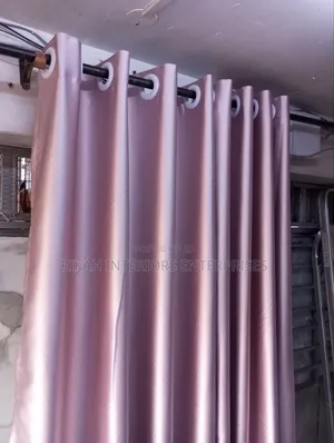 Peach Black Out Curtains