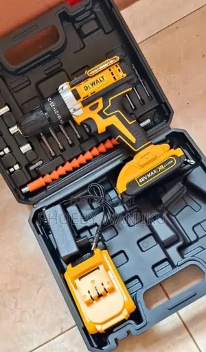 Cordless Accessorised Drill (Dewalt)