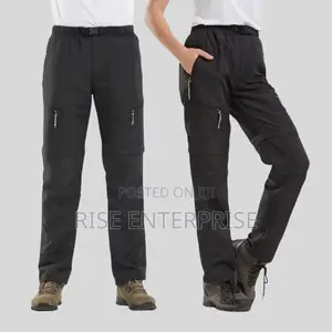 Outdoor Detachable Pants- Black