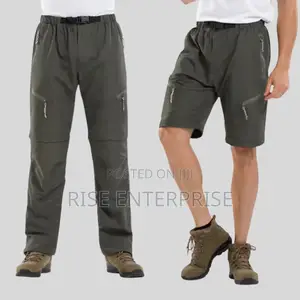 Outdoor Detachable Pants- Army Green