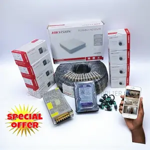 Hikvision 8 CCTV Camera 1080p Night Vision Security System Complete