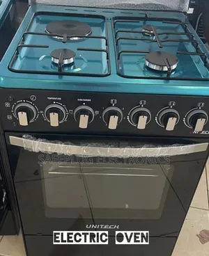60*60 Unitech 3+1 Standing Gas Cooker With Electric Oven
