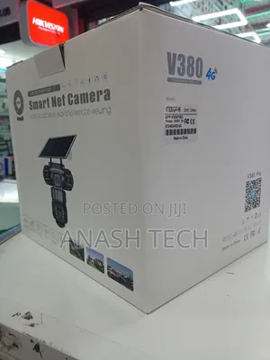 V380 Tripple Lens 4g Solar CCTV Camera Weatherproof With Simcard Slot
