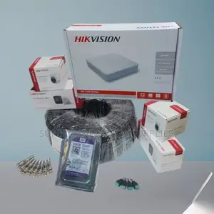 Hikvision 4 Channel 1080p CCTV Kit With 4 Cameras and 50m Rg59 Cable