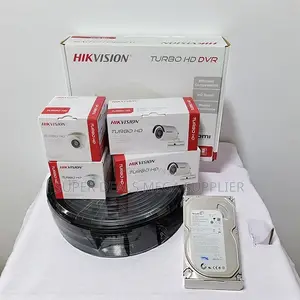 Hikvision 4 Camera 1080p CCTV Package With DVR and 500gb Storage Drive